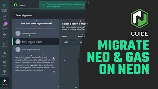 How to migrate NEO amp GAS tokens to Neo N3 using Neon Wallet [upl. by Yelram302]