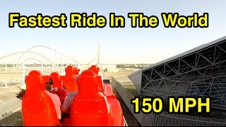 Formula Rossa  Fastest Roller Coaster in the World  Ferrari World Abu Dhabi [upl. by Galen382]