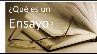 ¿Que es un Ensayo Definición y Estructura [upl. by Atnauq]