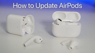 How To Update AirPods AirPods Pro firmware  Software Update Guide [upl. by Zavala774]