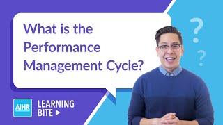 What is the Performance Management Cycle  AIHR Learning Bite [upl. by Atiuqehc]