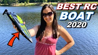 BEST BRUSHLESS FAST amp CHEAP RTR RC Boat 2020 Money Can Buy  Self Righting  TheRcSaylors [upl. by Towroy291]