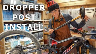 How to install a dropper post  Syd Fixes Bikes [upl. by Ayres]