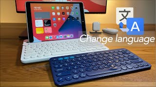 How to change language in K380 and K480 for iPad amp iPhone [upl. by Lagiba38]