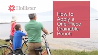 How to Apply a OnePiece Drainable Pouching System  Hollister [upl. by Ennazzus473]