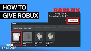 How To Give Robux To People On Roblox [upl. by Bulley]