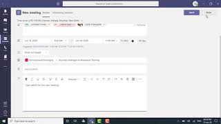 Creating Sending Cancelling Meeting invites on MS Teams [upl. by Aikrahs]