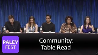 Community  The Cast Does a Table Read [upl. by Junius900]