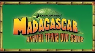 Madagascars Animal Trivia DVD Games Featured Animals [upl. by Enaile]