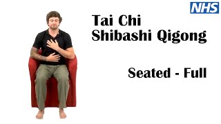 Tai Chi Shibashi Qigong Seated  FULL [upl. by Ahsinod138]