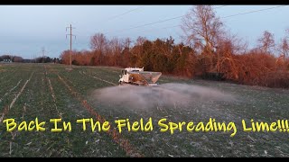 11821 Back In The Fields Spreading Lime [upl. by Aner]