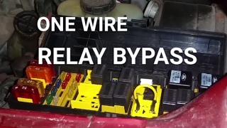 HOW TO Bypass A Relay Using One Wire [upl. by Annel]