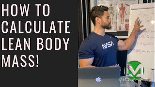 How to calculate Lean Body Mass LBM [upl. by Nnyltiak]