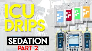 Sedation in ICU Patients Part 2  ICU Drips [upl. by Aihcrop146]