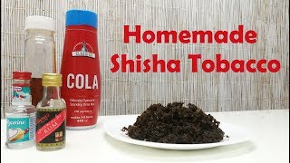 Homemade Shisha Tobacco  Rum and cola flavor [upl. by Glynn903]