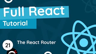 Full React Tutorial 21  The React Router [upl. by Nollek]