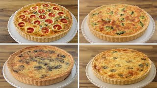 How to Make a Quiche – 4 Easy Recipes [upl. by Faythe195]