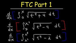 Fundamental Theorem of Calculus Part 1 [upl. by Aicena]