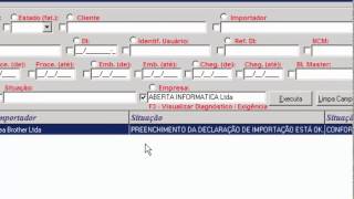 Registro de DI Automatico Via Siscomex Importação WEB [upl. by Suirtemid]