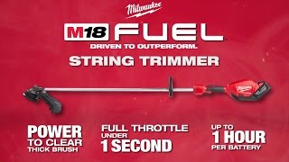 Milwaukee® M18 FUEL™ String Trimmer [upl. by Thapa47]