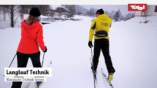 Langlauf Technik – Langlauf Klassisch lernen [upl. by Bortz718]