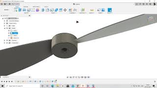 Designing Propeller Using Fusion 360 [upl. by Nevanod]