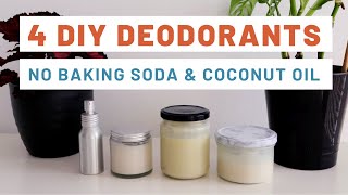 4 DIY Deodorant Recipes StepByStep Tutorial [upl. by Julius]