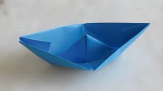 Le Petit Bateau en Papier Origami [upl. by Airetnohs]