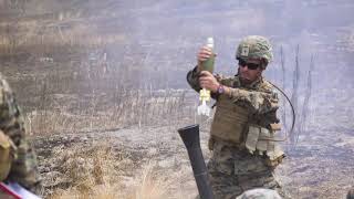 AITB Marines fire 81 mm mortars during IULC [upl. by Eal142]