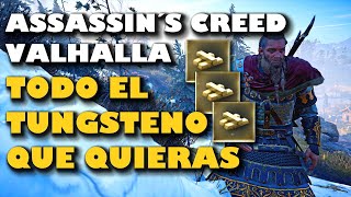 ASSASSINS CREED VALHALLA  Lingotes de Tungsteno Facil [upl. by Suilenrac73]