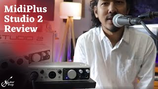 MIDIPlus Studio 2 Audio Interface Review  Product Review  Guitarshop Nepal [upl. by Leugimsiul]