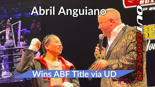 Melissa Holguín vs Abril Anguiano full fight [upl. by Hedy]