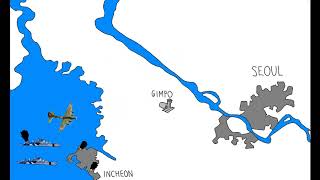 Operation Chromite  Battle of Incheon  Incheon Landings Korean War [upl. by Beckman972]