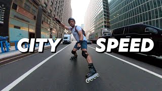 Speeding Through the City  Inline Skating Urban Flow Skate [upl. by Lust]