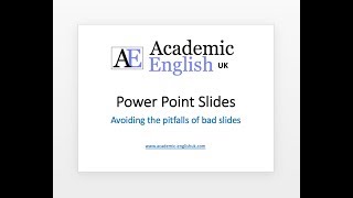 Academic Presentation Slides  improve your PPT slides [upl. by Afatsum611]