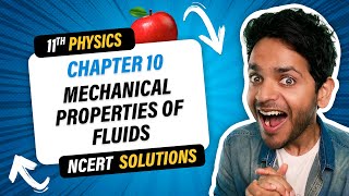 11th Physics NCERT Solutions Oneshot  Chapter 10 Mechanical Properties of Fluids  Vikrant Kirar [upl. by Milissent]