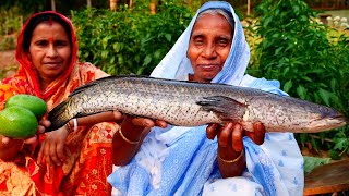 Bengali Famous AAM SHOL Recipe Prepared by Grandmother  Village Cooking Channel [upl. by Kurtis244]