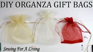 DIY organza gift bags [upl. by Latreese751]