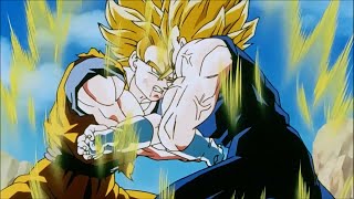 SSJ2 Goku vs SSJ2 Vegeta Best Fight Scene [upl. by Itsa12]