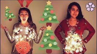 DIY Ugly Christmas Sweaters ♥︎ [upl. by Borman]