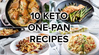 10 Keto OnePan Recipes with Easy Cleanup [upl. by Derrej781]