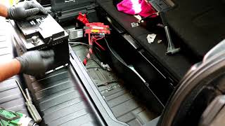 20072013 BMW X5 E70 Battery replacement [upl. by Darraj]