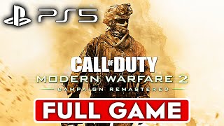 CALL OF DUTY MODERN WARFARE 2 REMASTERED PS5 Gameplay Walkthrough Part 1 Campaign FULL GAME 4K 60FPS [upl. by Nnyltiac]