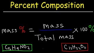 Percent Composition By Mass [upl. by Esoryram]