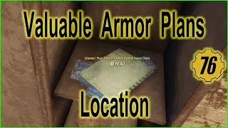 FALLOUT 76 Armor Mod Plans Location [upl. by Kra704]