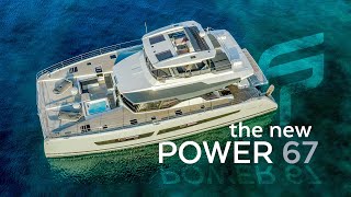 Power 67 a luxury power catamaran amp a true experience of refinement by Fountaine Pajot [upl. by Kalikow]