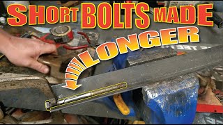 How to make BOLTS longer  Lengthen Extend Bolts [upl. by Broek]