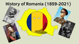 History of Romania in countryballs 18592021 [upl. by Erlina]