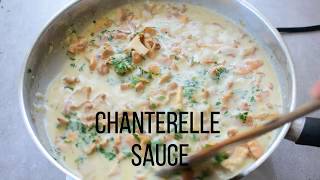 Creamy chanterelle sauce [upl. by Abernon134]