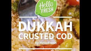 Dukkah Crusted Cod by HelloFresh [upl. by Leahcimrej]